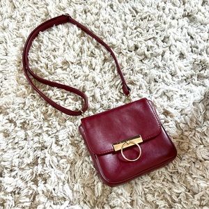 New! Burgundy convertible bag